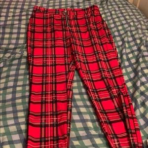 plaid pants